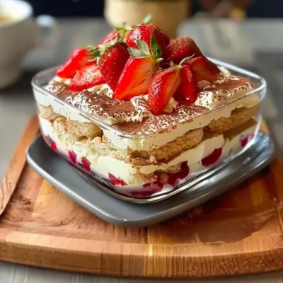 Tiramisu aux Fraises : Un Délice Estival