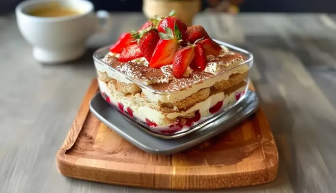 Tiramisu aux Fraises