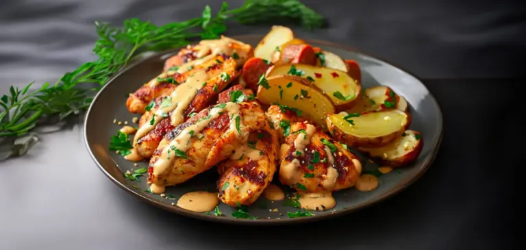 Aiguillettes de Poulet à la Sauce Chorizo Onctueuse