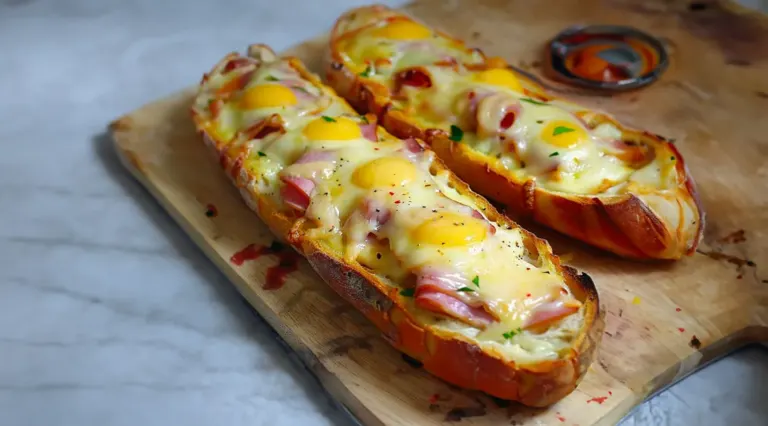 Baguettes Fourrées au Jambon et à la Mozzarella