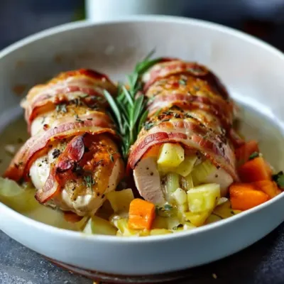 Blancs de Poulet Farcis au Cantal Savoureux