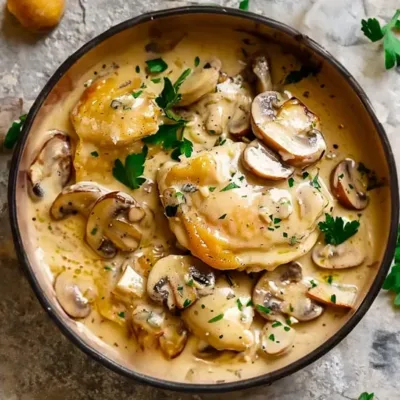 Blanquette de Poulet aux Champignons Savoureuse