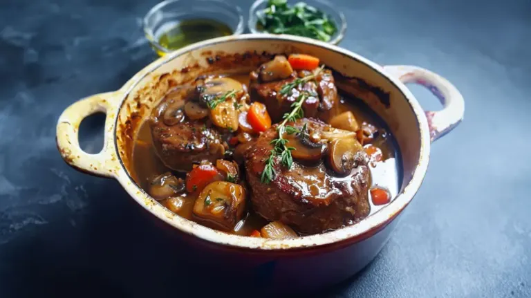 Bœuf aux Champignons à la Mijoteuse