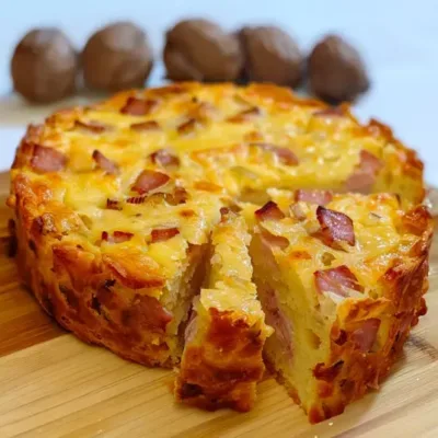 Cake au Jambon et Gruyère Râpé Savoureux