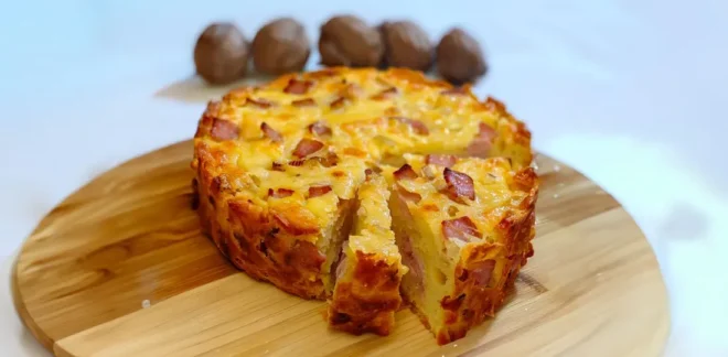Cake au Jambon et Gruyère Râpé