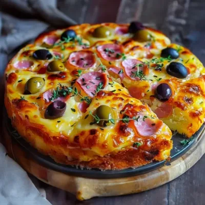 Cake Salé au Jambon et aux Olives Facile