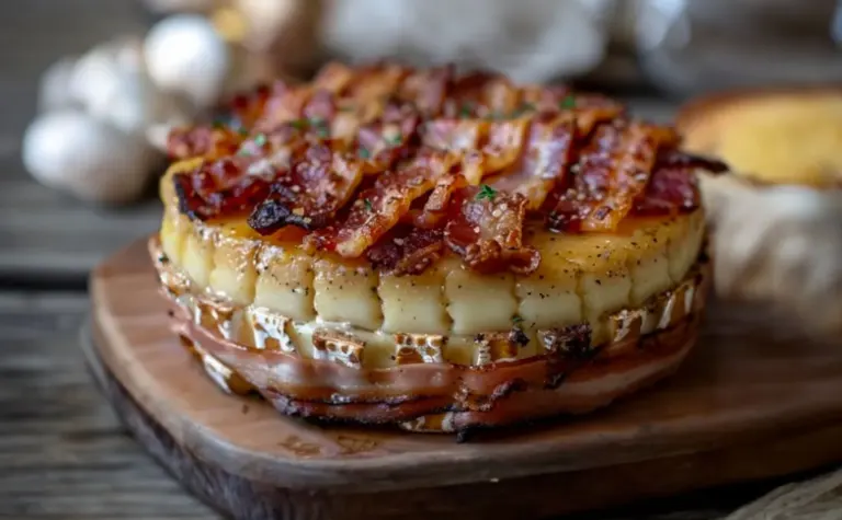 Camembert Enveloppé de Bacon au Miel