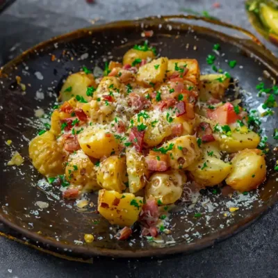Carbonara de Pommes de Terre : Un Plat Réconfortant