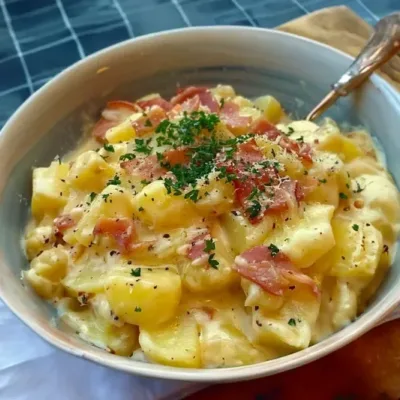 Carbonara de Pommes de Terre Savoureuse