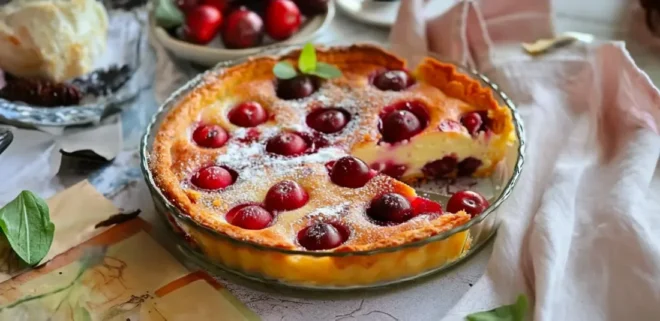 Clafoutis aux Cerises Facile et Délicieux