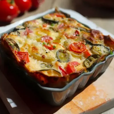 Clafoutis aux Légumes d'Été Savoureux