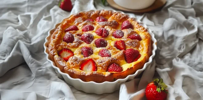 Clafoutis Léger aux Fraises