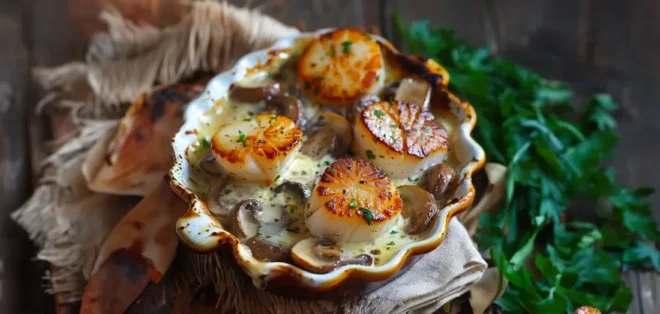 Coquilles Saint-Jacques Savoyardes