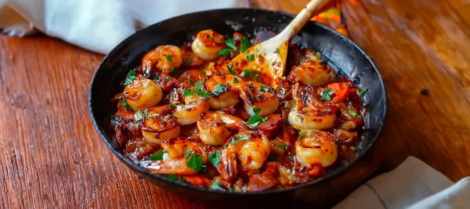 Crevettes Maison au Chorizo