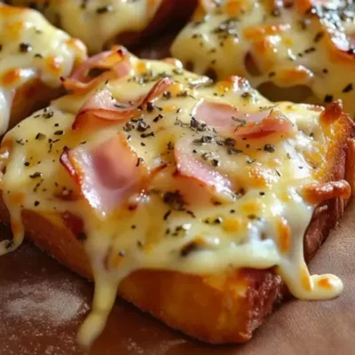 Croque Monsieur Façon Pizza : Un Délice Rapide