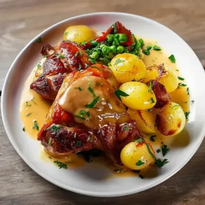 Cuisse de Dinde à la Dijonnaise Savoureuse