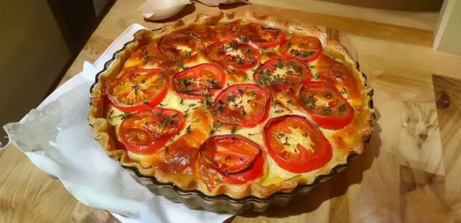 Délicieuse Tarte Thon Tomate Moutarde
