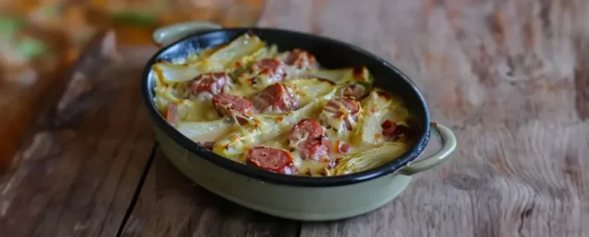 Endives Fondantes aux Saucisses Fumées