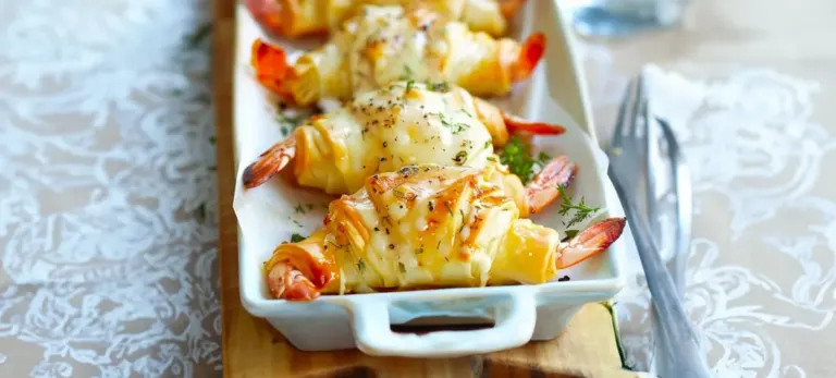 Feuilletés aux Crevettes