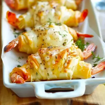 Feuilletés aux Crevettes Croustillants