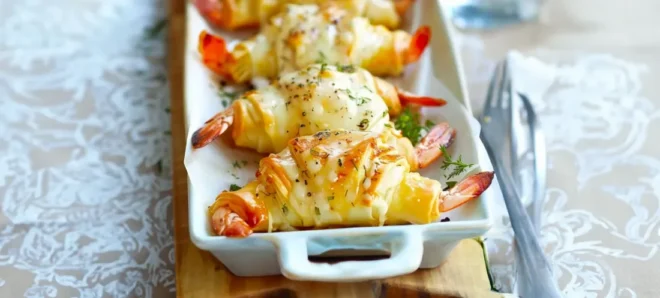 Feuilletés aux Crevettes