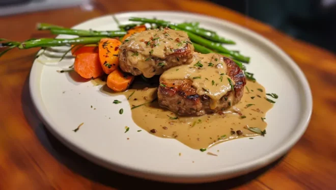 Filet de Bœuf à la Crème aux Échalotes
