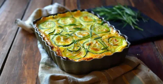 Flan de Courgettes