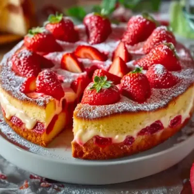 Gâteau au yaourt et fraises : un délice estival