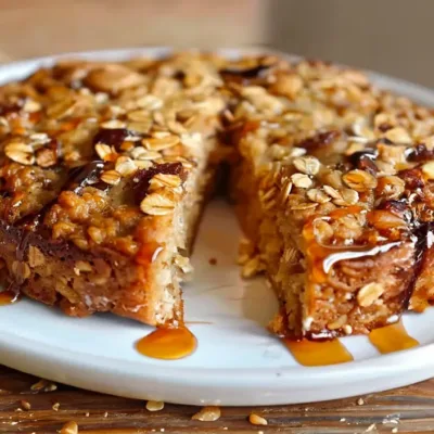 Gâteau Diététique Coupe-Faim aux Flocons d'Avoine