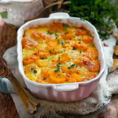 Gratin de Carottes Léger et Savoureux