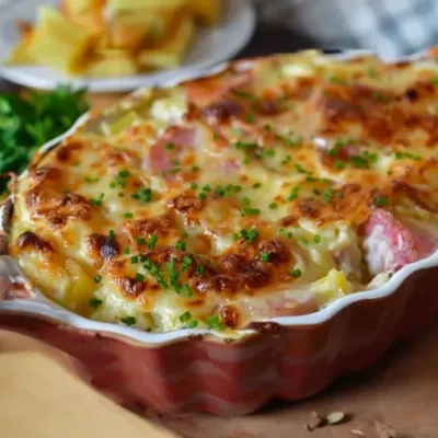 Gratin de Chou-Fleur et Pommes de Terre Savoureux