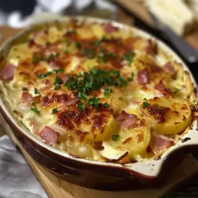 Gratin de Chou-Fleur et Pommes de Terre Savoureux