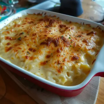 Gratin de Pâtes à la Béchamel Savoureux