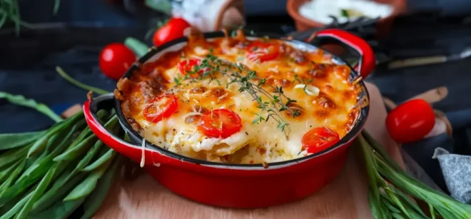 Gratin de Riz à la Tomate
