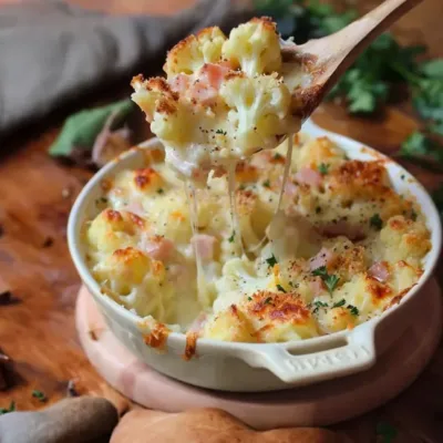Gratin Réconfortant de Chou-Fleur et Pommes de Terre