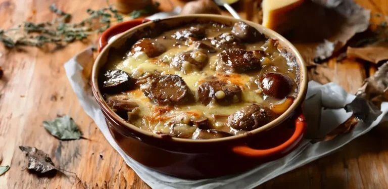Joue de Bœuf Mijotée aux Champignons Savoureuse