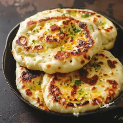 Naans au Gruyère Gourmet : Une Fusion Savoureuse