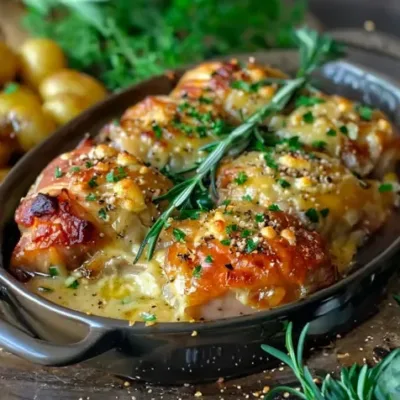 Pieds de Cochon au Vin Blanc et Moutarde Gratinés