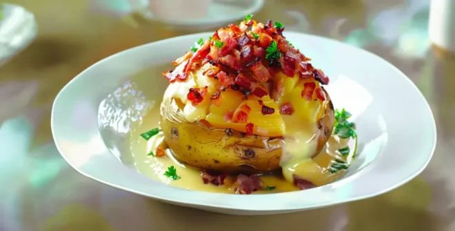 Pommes de Terre Farcies au Lard et au Reblochon Gourmandes