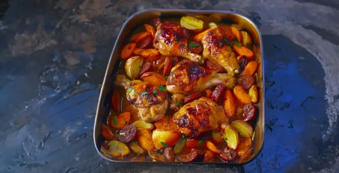 Poulet au Chorizo et au Cidre