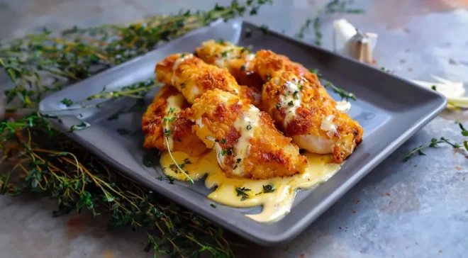 Poulet croustillant au four