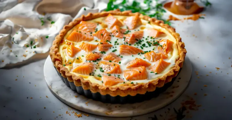 Quiche au Saumon et Boursin