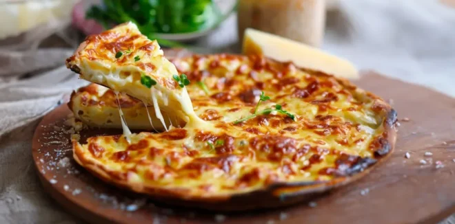 Quiche sans Pâte au Fromage