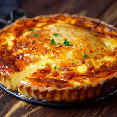 Quiche Soufflée au Fromage : Recette Facile