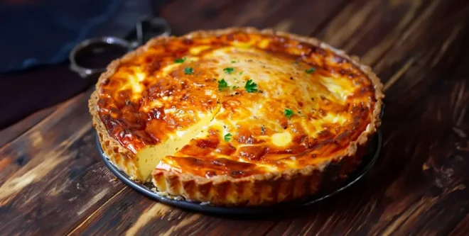 Quiche Soufflée au Fromage