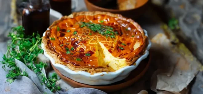 Quiche Soufflée au Fromage