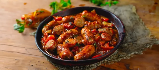 Rougail Saucisse à la Réunionnaise