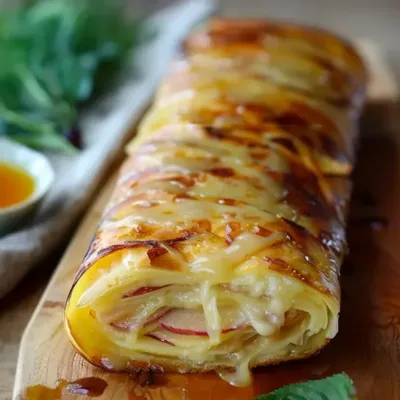Roulé de Pommes de Terre à la Raclette