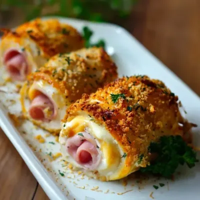 Roulés de Poulet Cordon Bleu : Recette Savoureuse