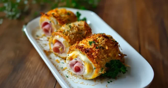 Roulés de Poulet Cordon Bleu : Une Recette Classique Réinventée